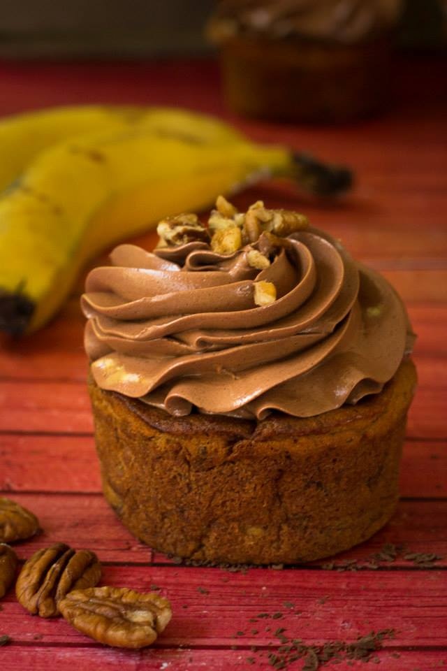 Cupcake de Plátano