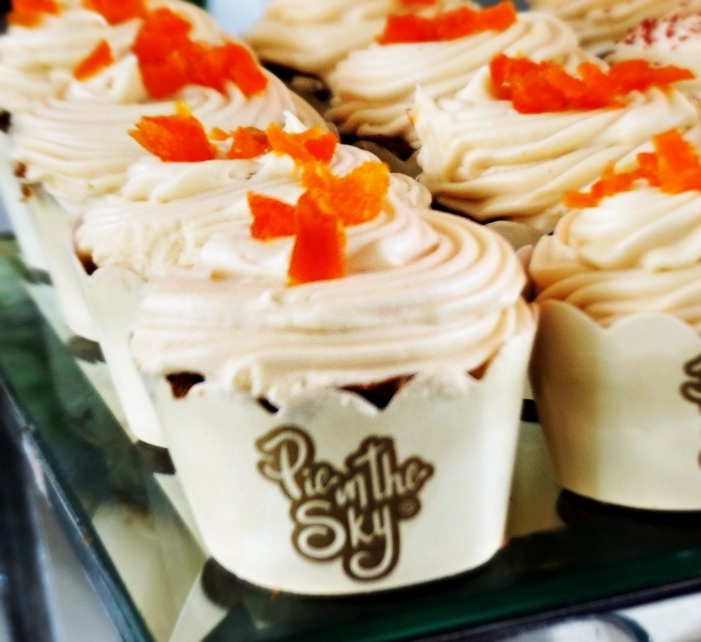 Petit fours cupcake zanahoria